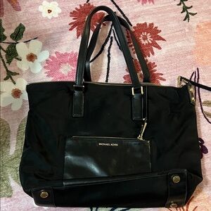 Michael Kors Black Nylon Tote